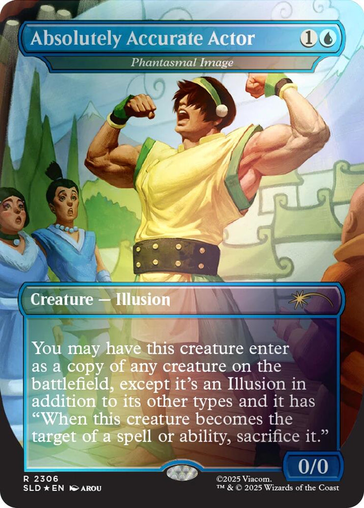 Absolutely Accurate Actor - Phantasmal Image (Rainbow Foil) [Secret Lair Drop Series]