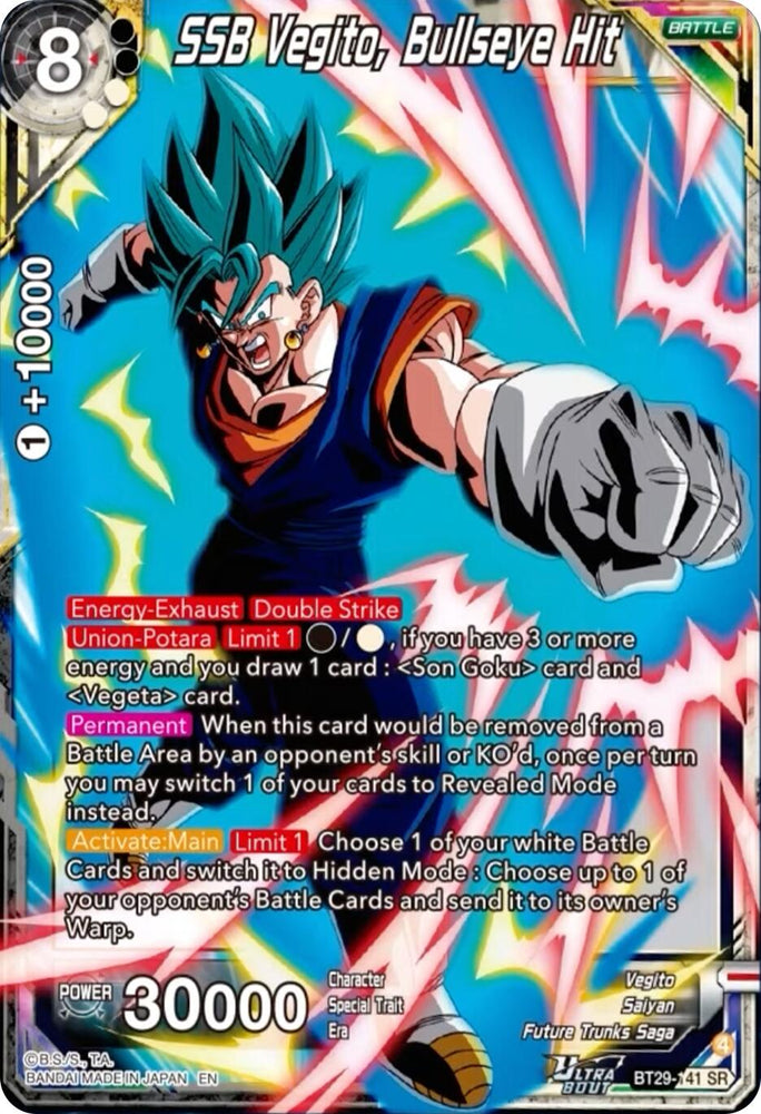 SSB Vegito, Bullseye Hit (BT29-141) [Fearsome Rivals]