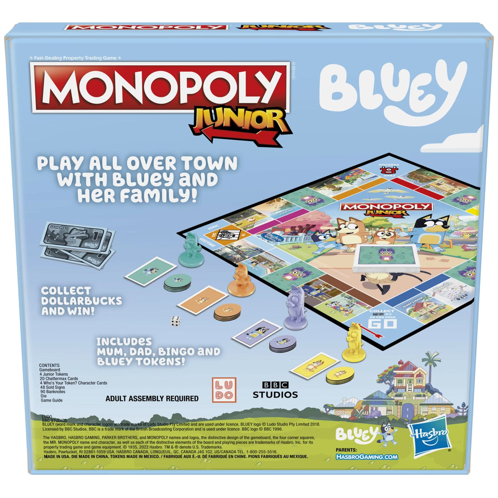 Monopoly Junior: Bluey Edition Board Game