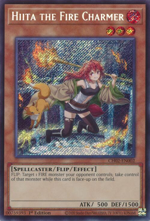 Hiita the Fire Charmer [CH02-EN002] Secret Rare