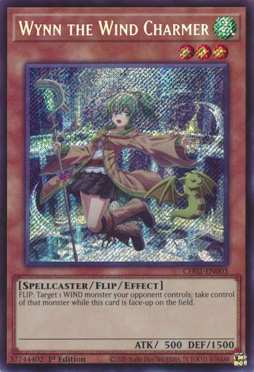 Wynn the Wind Charmer [CH02-EN003] Secret Rare