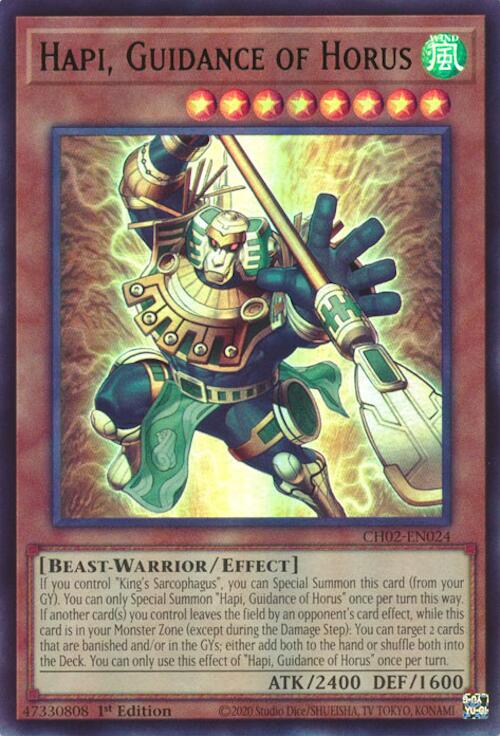 Hapi, Guidance of Horus [CH02-EN024] Ultra Rare
