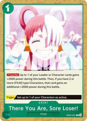 There You Are, Sore Loser! [Extra Booster: One Piece Heroines Edition]