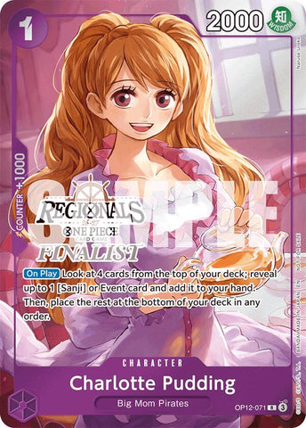 Charlotte Pudding (Regionals Finalist Card Set 26-27) [One Piece Promotion Cards]