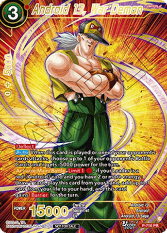 Android 13, War Demon (Gold-Stamped) (P-716) [Promotion Cards]