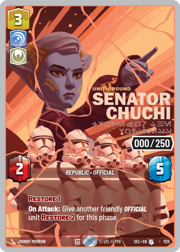 Senator Chuchi - Voice for the Voiceless (1125) (Serialized) (Rose Gold) (1125) [Secrets of Power]