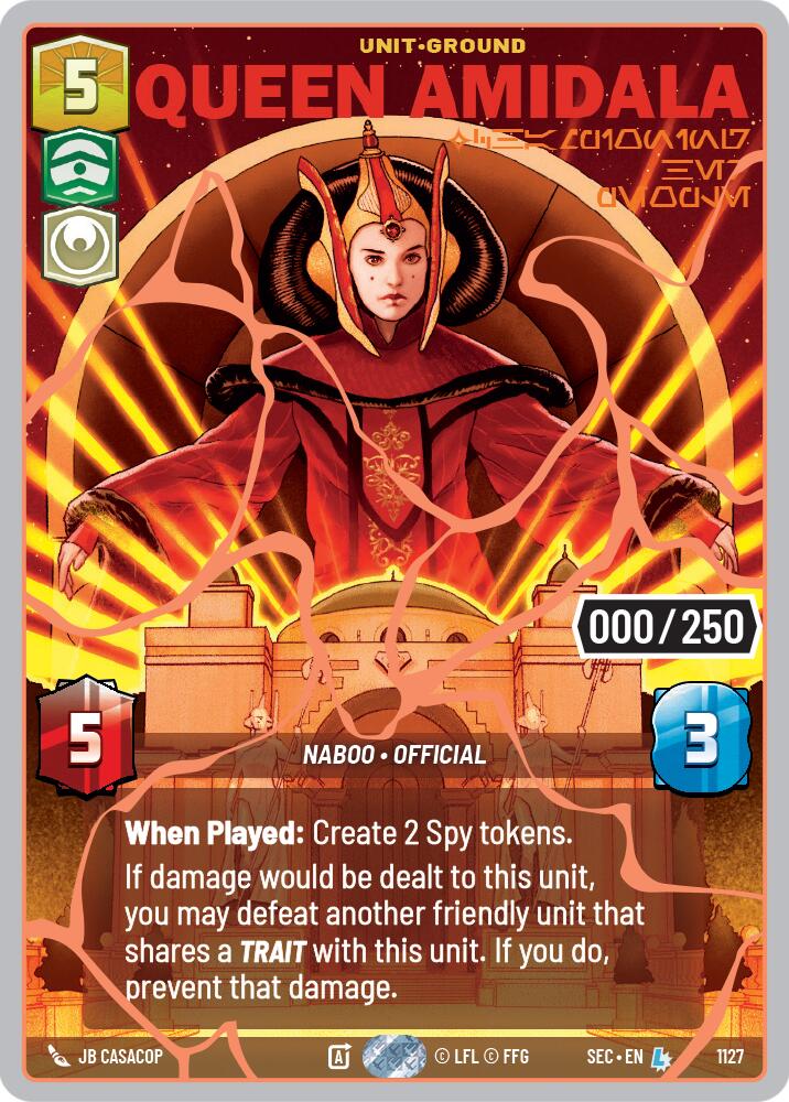 Queen Amidala - Championing Her People (1127) (Serialized) (Rose Gold) (1127) [Secrets of Power]