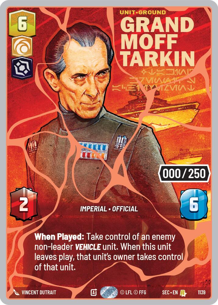 Grand Moff Tarkin - Taking Krennic's Achievement (1139) (Serialized) (Rose Gold) (1139) [Secrets of Power]