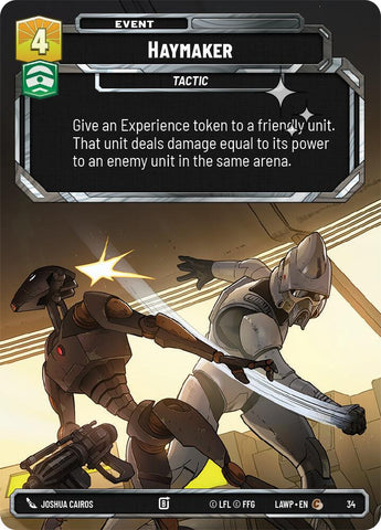 Haymaker (34) (Foil) (34) [A Lawless Time: Weekly Play]