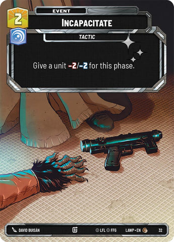 Incapacitate (32) (Foil) (32) [A Lawless Time: Weekly Play]