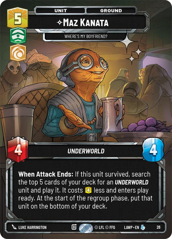 Maz Kanata - Where's My Boyfriend? (26) (Foil) (26) [A Lawless Time: Weekly Play]