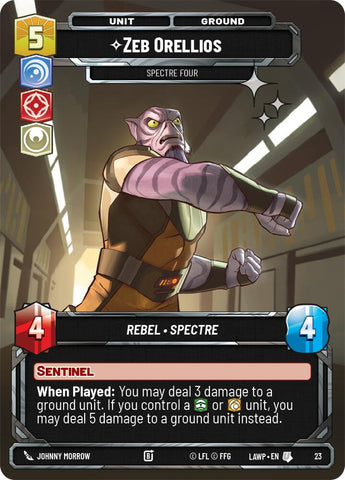 Zeb Orellios - Spectre Four (23) (Foil) (23) [A Lawless Time: Weekly Play]