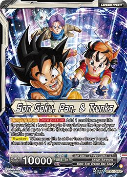 Son Goku, Pan, & Trunks // Son Goku, Pan, & Trunks, Exciting Adventures (SLR) (BT30-108) [Three Glorious Fighters]