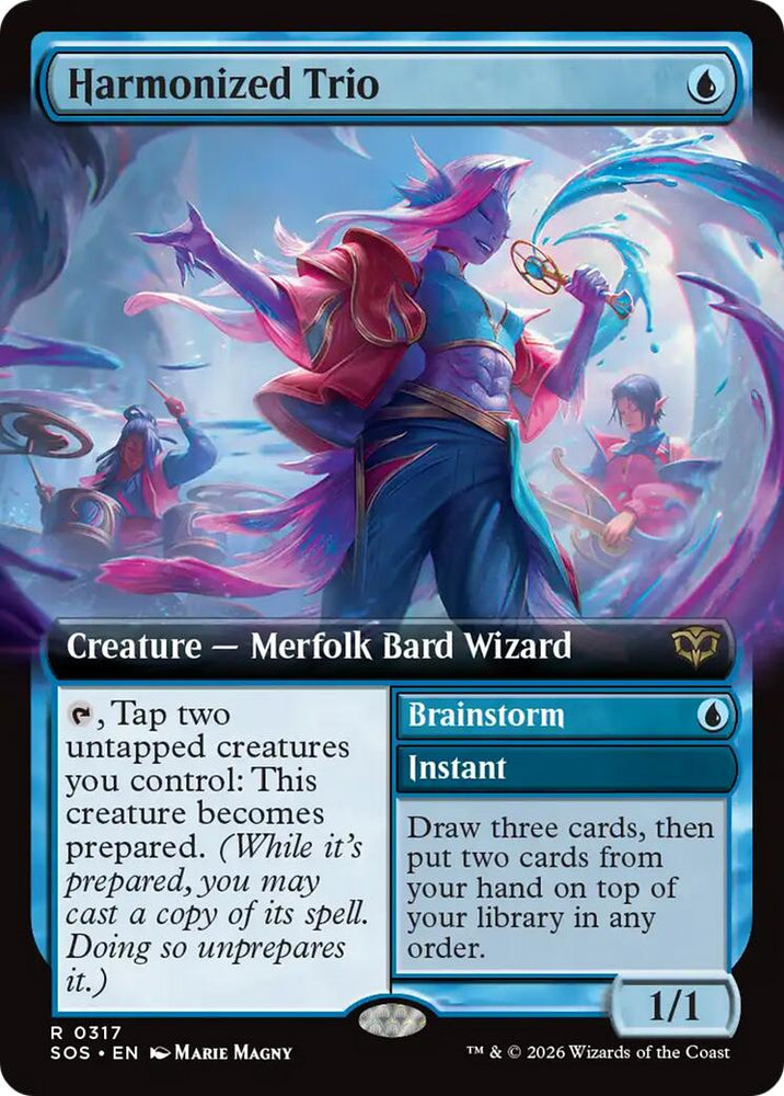 Harmonized Trio (Extended Art) [Secrets of Strixhaven]
