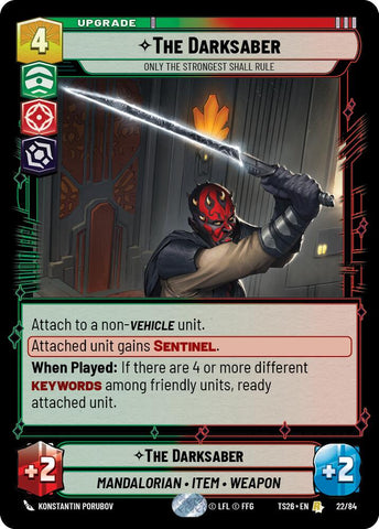 The Darksaber - Only the Strongest Shall Rule (22/84) (22/84) [Twin Suns]