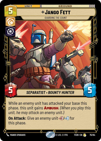 Jango Fett - Guarding the Count (75/84) (75/84) [Twin Suns]
