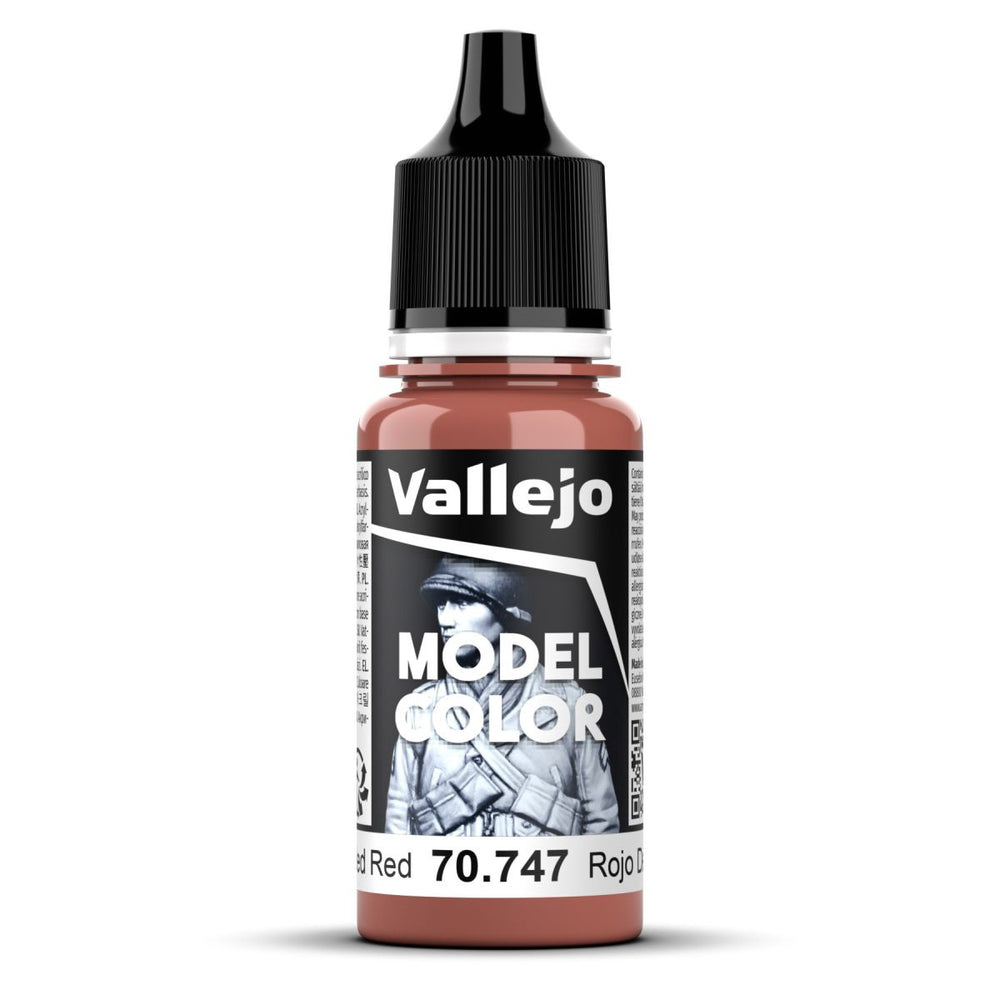 Vallejo Model Color: #035 - Faded Red - 18 ml Matt Acrylic Paint