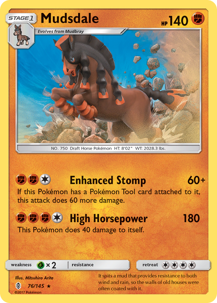 Mudsdale (76/145) [Sun & Moon: Guardians Rising]