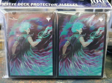 ULTRA PRO Magic: The Gathering - Aetherdrift 100ct Deck Protector Sleeves - Borderless Racer 2