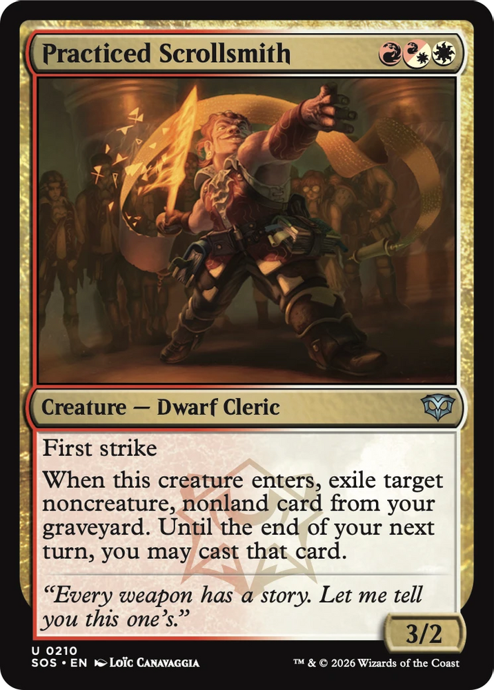 Practiced Scrollsmith [Secrets of Strixhaven]