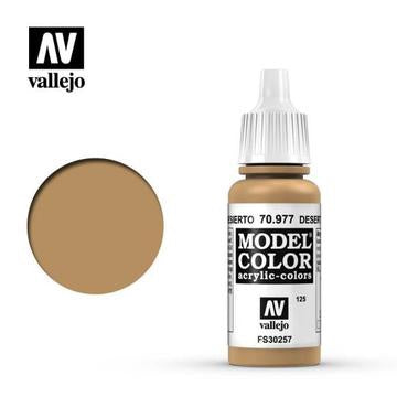 Vallejo Model Color: #147 - Desert Yellow - 18 ml Matt Acrylic Paint