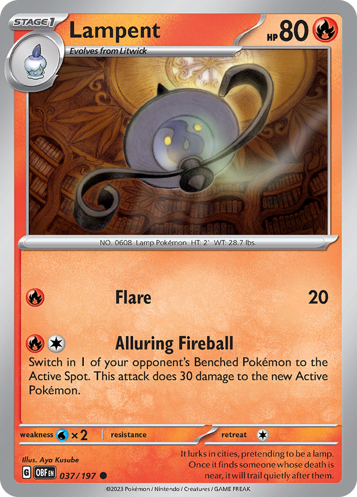 Lampent (037/197) [Scarlet & Violet: Obsidian Flames]