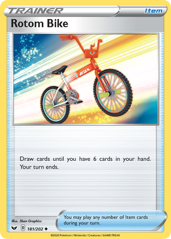 Rotom Bike (181/202) [Sword & Shield: Base Set]