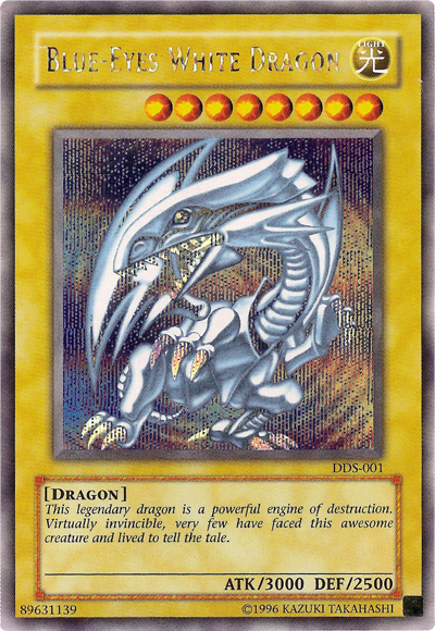 rare blue eyes white dragon card Blue-Eyes White Dragon (Dark Duel Stories) [DDS-001] Secret Rare