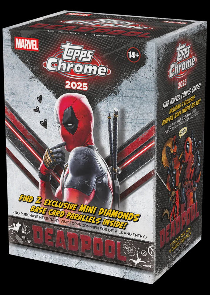 Topps Marvel Deadpool Chrome 2025 Value Box