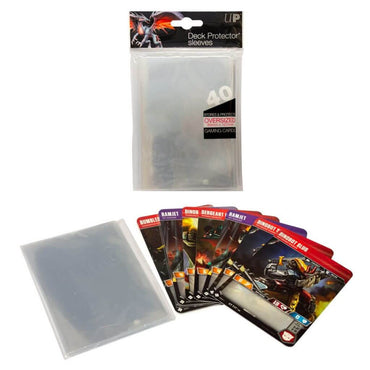 ULTRA PRO - Oversized Clear Top Loading Deck Protector Sleeves 40ct