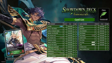 [Shadowverse: Evolve] SDD01 Forestcraft Showdown Deck