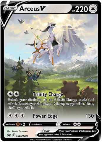 Arceus V (SWSH204) [Sword & Shield: Black Star Promos]