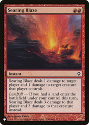 Searing Blaze [The List Reprints]