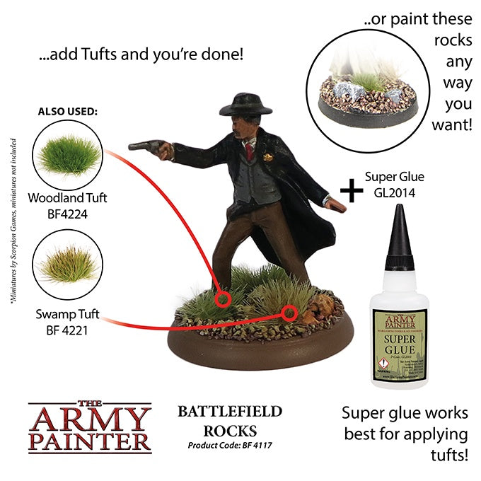 The Army Painter Basing: Battlefield Rocks
