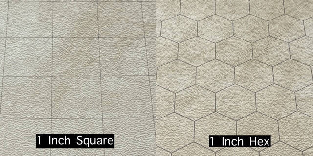 Chessex Battlemat Reversible 25mm Square & Hexes CHX 96257