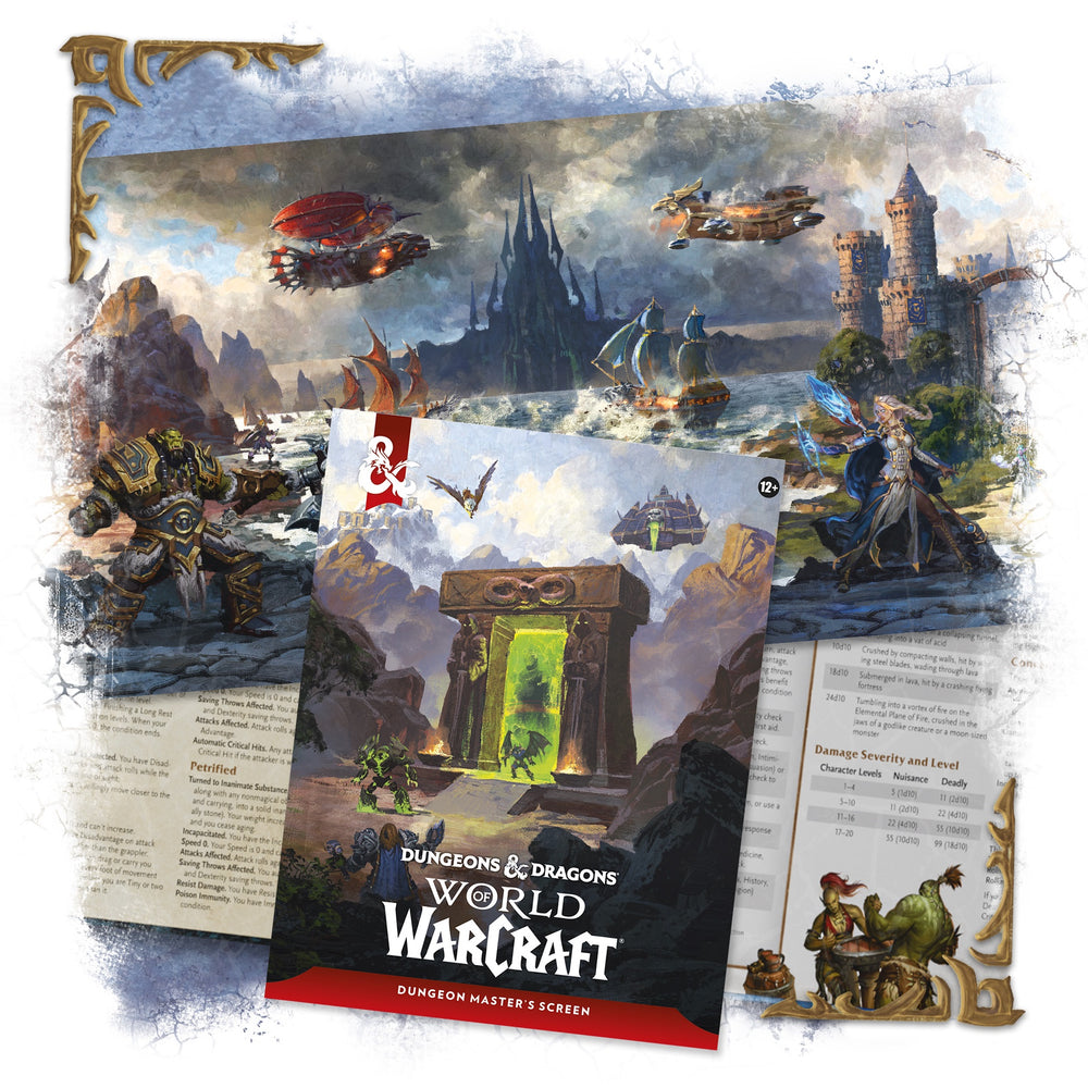 D&D Dungeons & Dragons World of Warcraft Dungeon Masters Screen