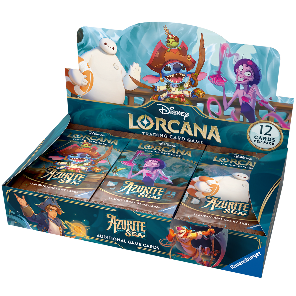 Lorcana TCG Series 6 Azurite Sea Booster Display