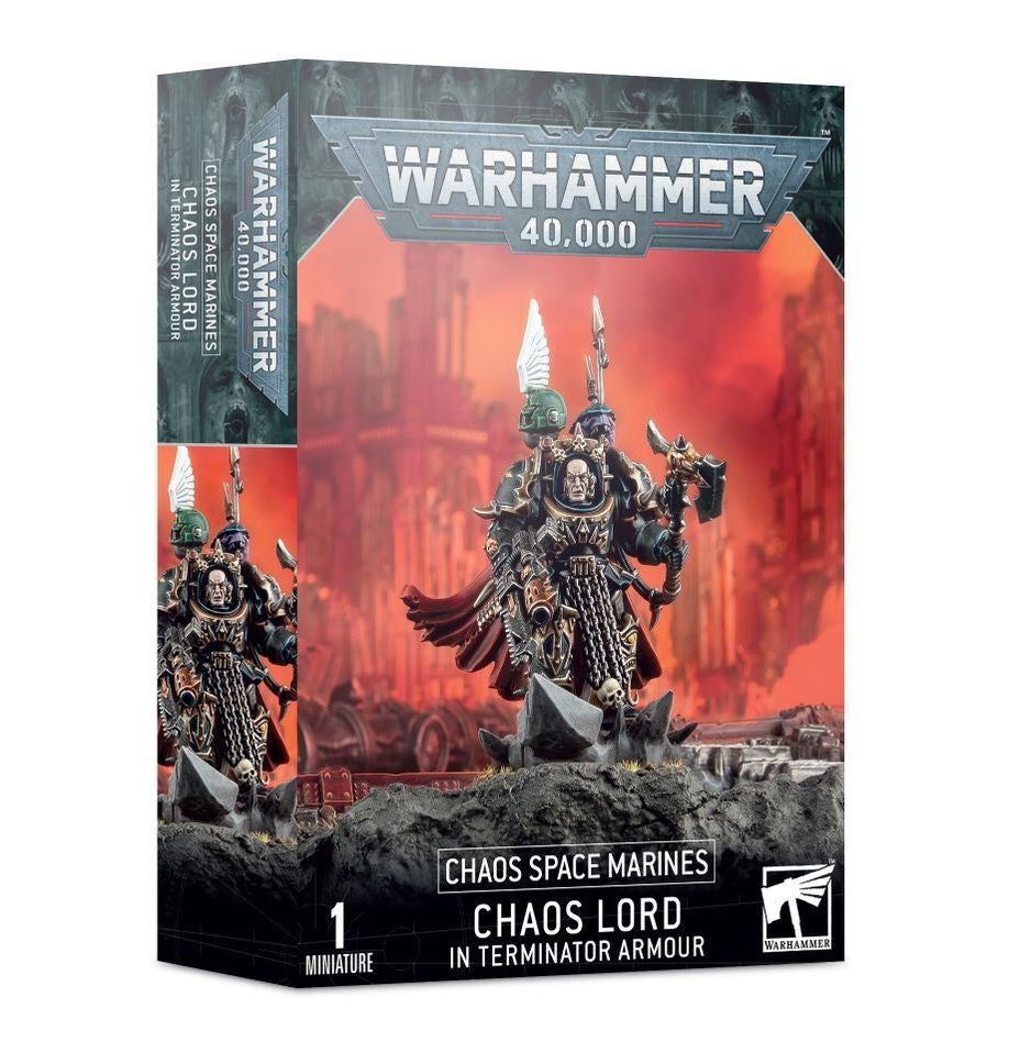 43-12 CHAOS SPACE MARINES CHAOS LORD IN TERMINATOR ARMOUR