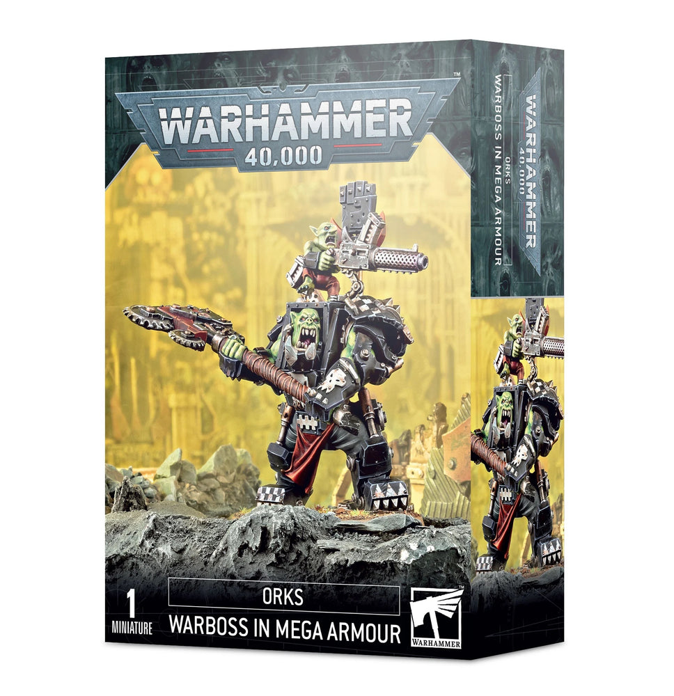 50-56 ORKS: ORK WARBOSS IN MEGA ARMOUR