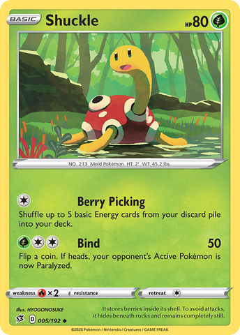 Shuckle (005/192) [Sword & Shield: Rebel Clash]