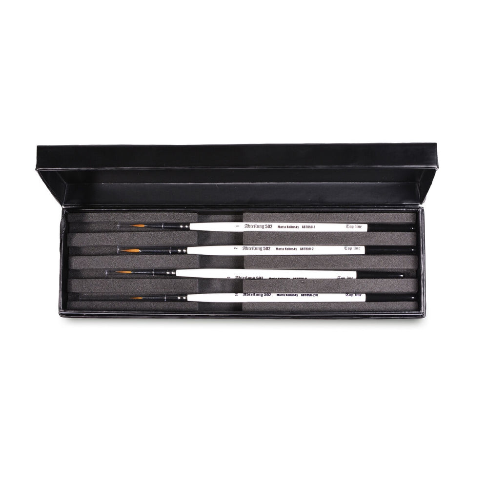 Abteilung 502 Marta Kolinsky Top Line Premium Paint Brush Set