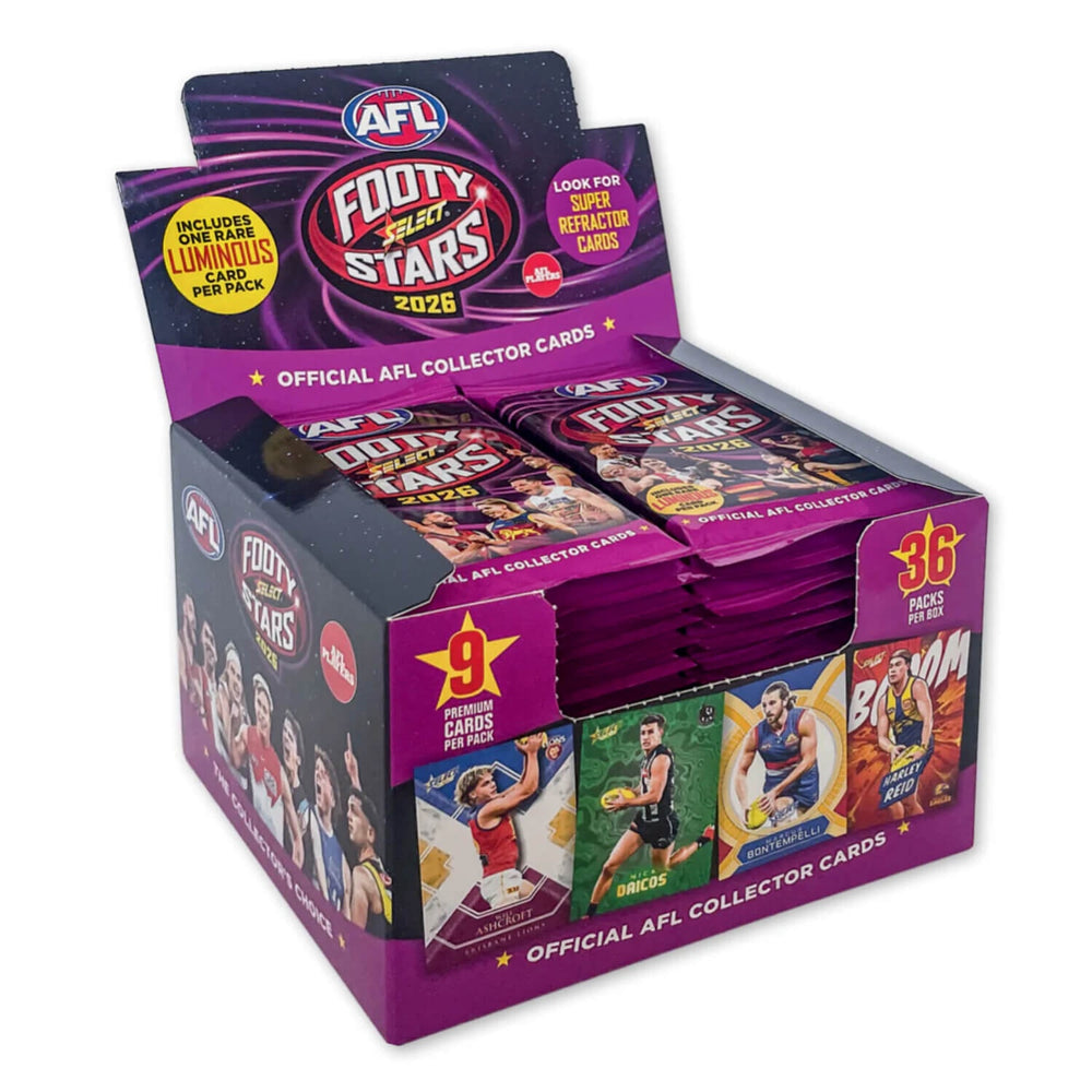 2026 AFL Footy Stars Booster Box