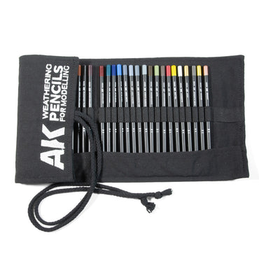 AK Interactive - Weathering Pencils Sets - Full Range Cloth case