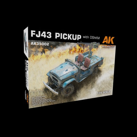 AK Interactive 1/35 FJ43 Pickup With Dshkm Plastic Model Kit