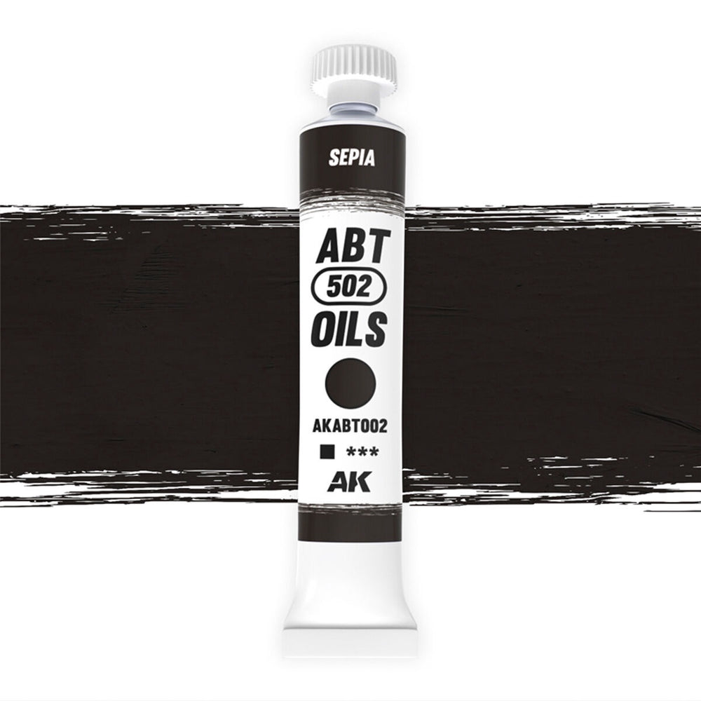 AK Interactive ABT 502: Sepia 20ml Oil Paint