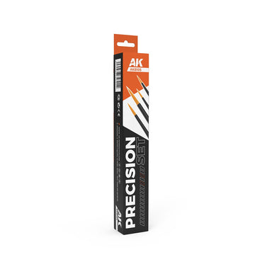AK Interactive Precision Brushes Set (4 Brushes)