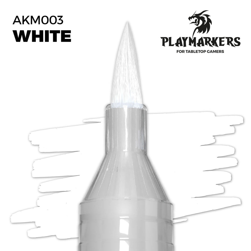 AK Interactive - Playmarkers - White AKM003