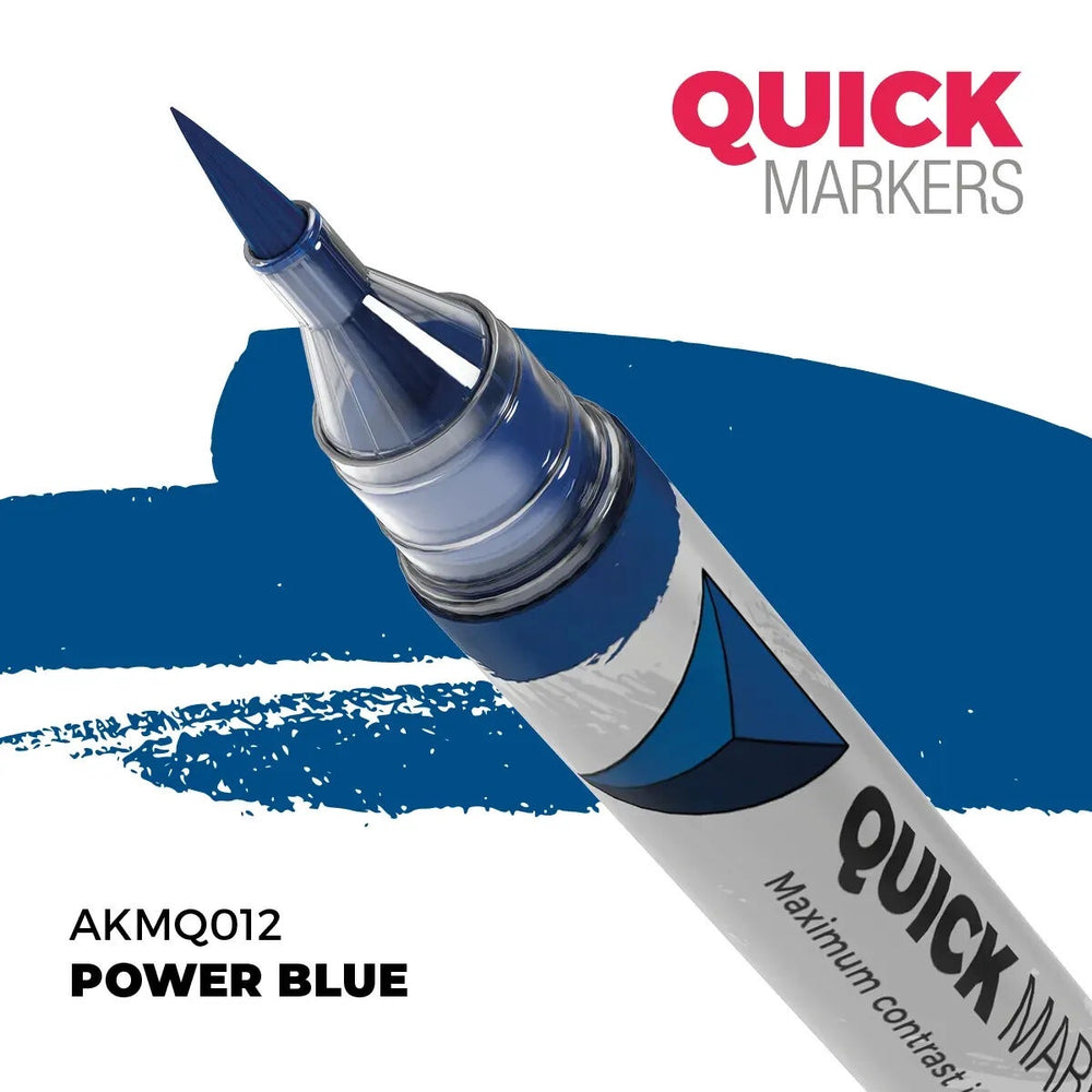 AK Interactive Quick Marker: Power Blue