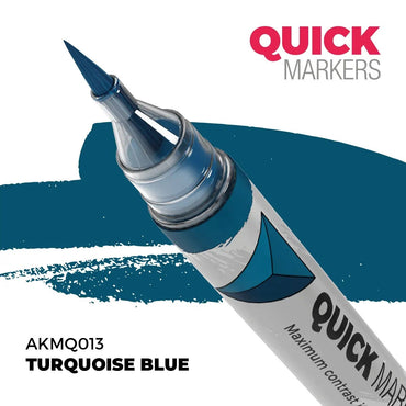 AK Interactive Quick Marker: Turquoise Blue