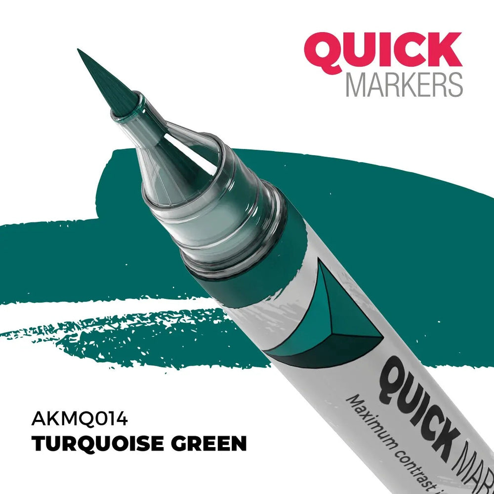 AK Interactive Quick Marker: Turquoise Green